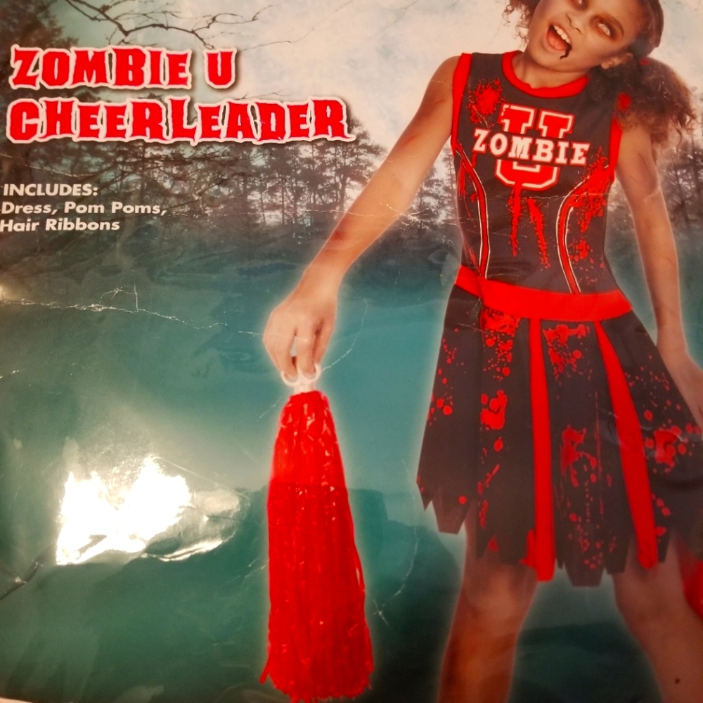 Zombie cheerleader Halloween costume